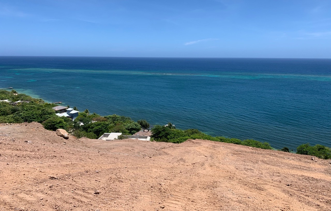 Ocean view from Lot 36, Sunset Vistas, Camp Bay, Roatan